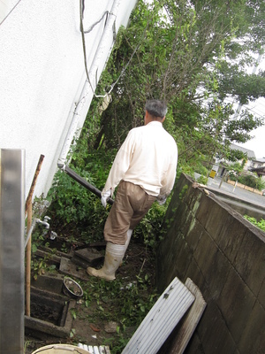 雷注意報の中