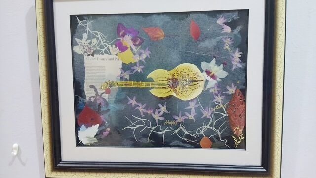 モダンな押し花