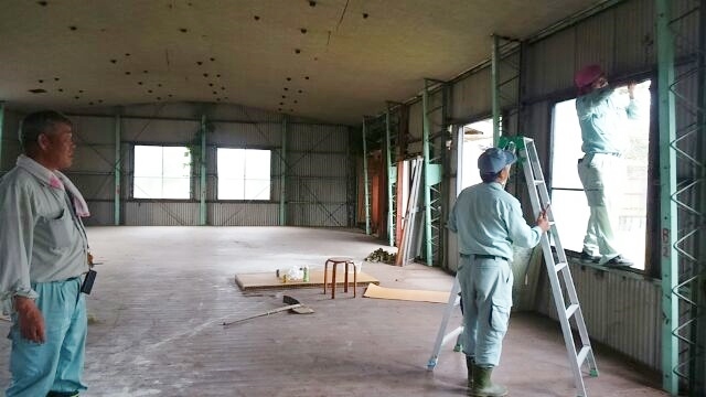 いよいよ解体作業に