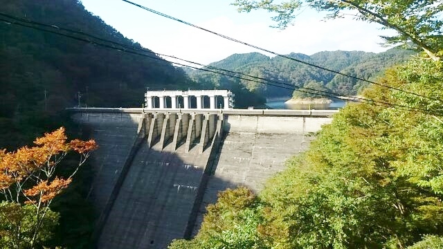 湯原ダムまで行きました