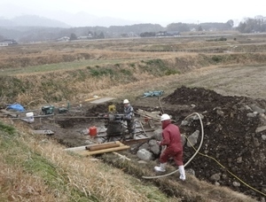 ヒロト風の中の現場…怖かった!