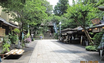 茅葺き山門