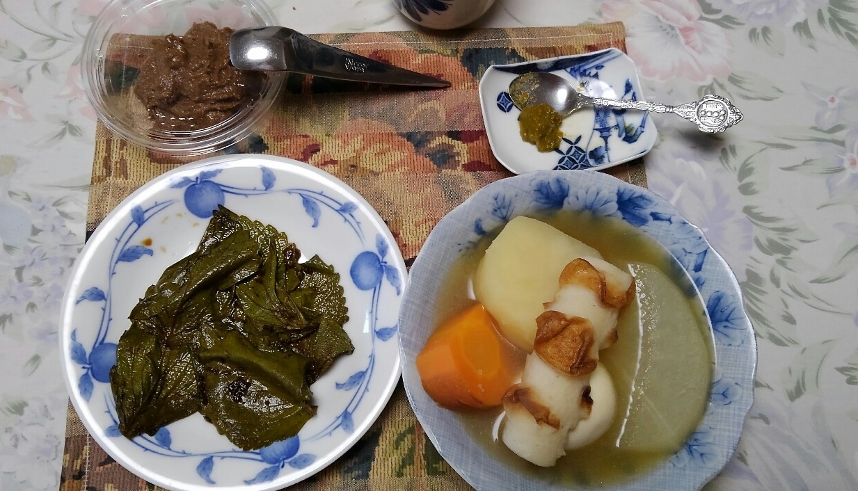 知人宅での昼食