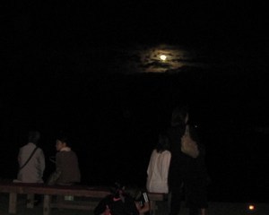 十六夜の月 やっと見えました
